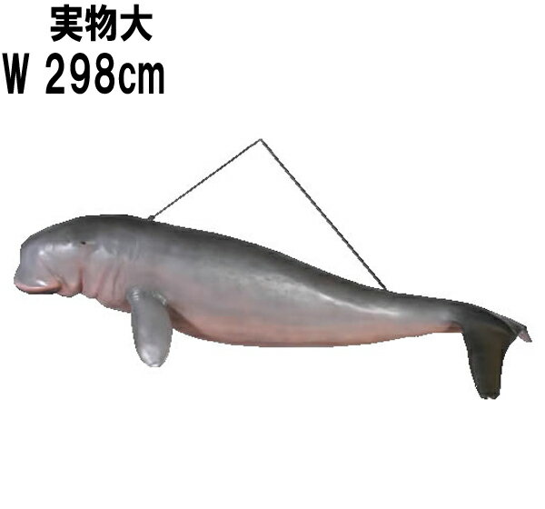 FRPアニマルオブジェ ジュゴン 吊り下げタイプ Dugong-Hanging リアル インテリア 置物 オーナメント フィギュア 実物大 絶滅危惧種 動物 魚...