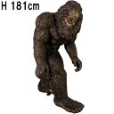 ビッグフット イエティ Bigfoot, The Garden Yeti 強化プラスチック(FRP) アートオブジェ 高さ約1m81cm 怪物 モンスター イン...