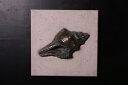 壁掛けアート・巻貝・ブロンズ仕上げ Conch Wall Plaque 強化プラスチック(FRP) アートオブジェ 壁面 ディスプレイ 51cm×51cm 店舗...