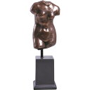 Female Torsoオブジェ(台座付き) Venus Female Torso 強化プラスチック(FRP) アートオブジェ インテリア 女性像 オーナメント ディスプレイ 飾り 高さ約72cm 店舗 装飾 おしゃれ 樹脂製 高強度 イベント 公園 fr150180