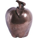 りんご ブロンズ仕上げ Apple 強化プラスチック(FRP) アートオブジェ フルーツ ディスプレイ 高さ約28cm 店舗 装飾 インテリア 林檎 オーナメント 樹脂製 高強度 イベント 果物 リンゴ 公園 ガーデンファニチャー fr150184
