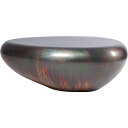 小石風テーブル Pebble Coffee Table FRPアートオブジェ H47cm W122cm インテリア コーヒーテーブル おしゃれ 高級 豪華 家具...