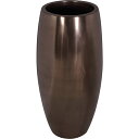 FRP(繊維強化プラスチック) 鼓型プランター(ブロンズ) Elonga Planter ラウンド 植木鉢 高さ約1m20cm 軽量 大型 フラワーポット 鉢カ...