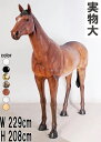 FRPアニマルオブジェ 強壮と立ち振る舞う馬 ウマ 置物 リアル 動物 像 動物園 実物大 ガーデニング オーナメント 大きい フィギュア 店舗 カフェ 喫茶店...