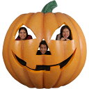 ハロウィン かぼちゃ フォトスポット Pumpkin Photo-Op 強化プラスチック(FRP)アートオブジェ 映える ディスプレイ Halloween 写真...