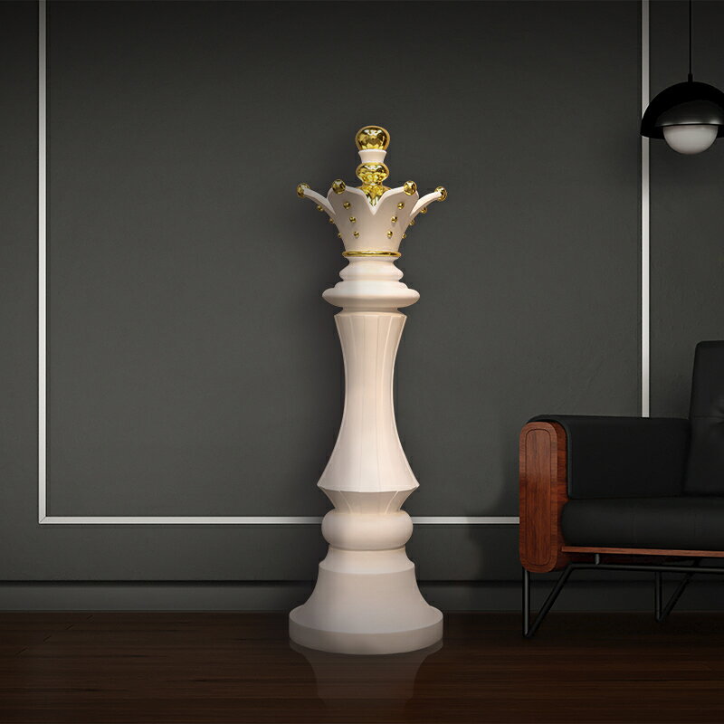等身大のチェス駒 クイーン ホワイト Chess Queen 高さ約1m45cm 強化プラスチック(FRP) アートオブジェ インテリア 置物 ゲーム 樹脂製 ガーデン オーナメント ディスプレイ 将棋 童話 リアル 駒 実物大 イベント 公園 展示 fr230118 [3]
