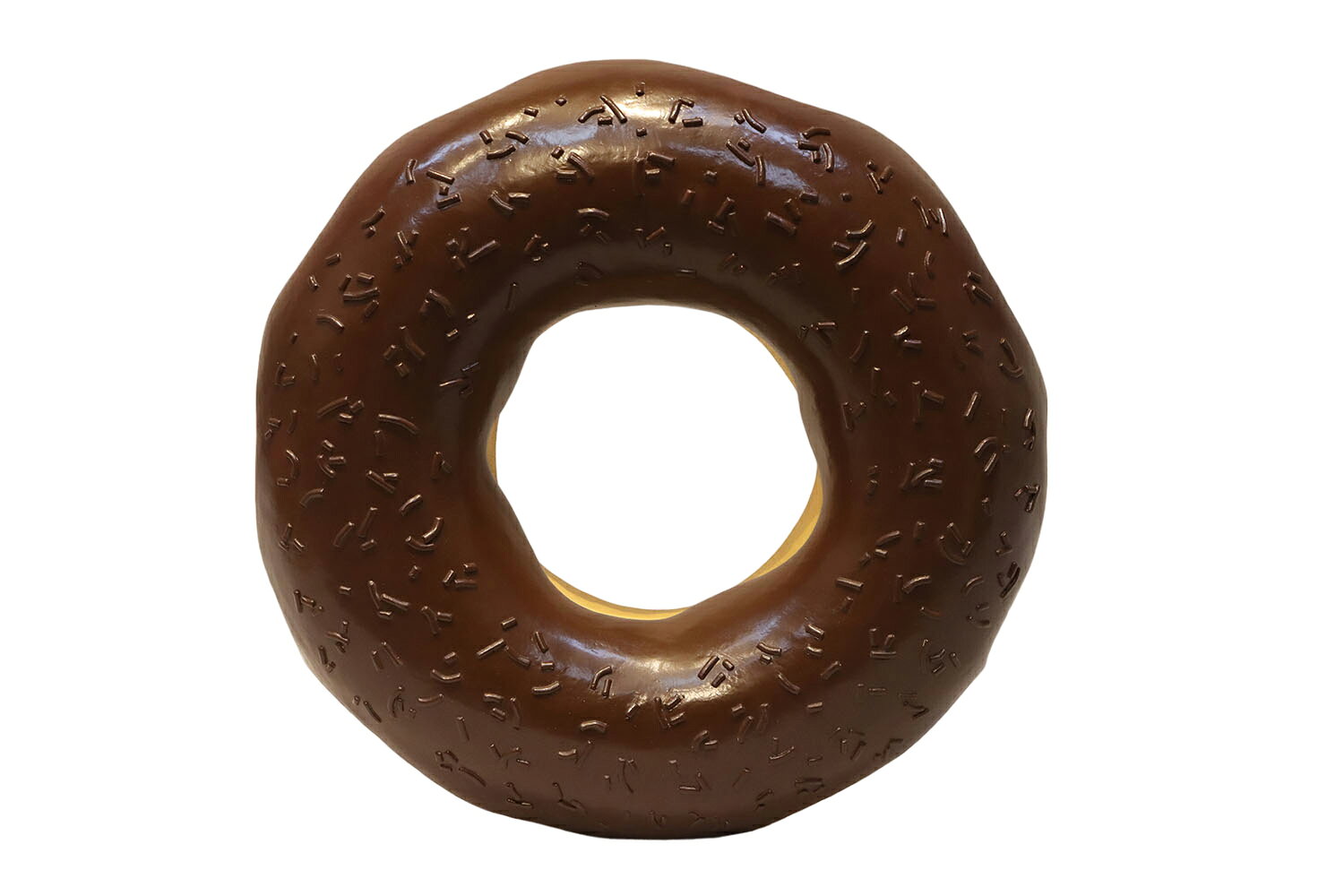 ドーナツ チョコレート Donut 強化プラスチック(FRP) アートオブジェ スイーツ 置物 直径約70cm 店舗 装飾 ディスプレイ カフェ オーナメント 樹脂製 デザート イベント 展示 fr230175 [2]