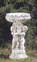 イタリア製 子供のフラワーポット(小) 子供像 ガーデン オーナメント 石像 プランター ITALGARDEN PU0121 イタルガーデン 花鉢 植木鉢