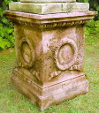 イタリア製石像 台座 台座コロナ 飾り台 コラム　ITALGARDEN イタルガーデン社