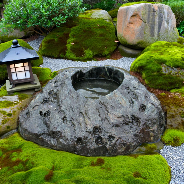 美品 つくばい 電動ポンプ付 和風庭園 オブジェ 楽天市場】石 つくばい(エクステリア・ガーデンファニチャー