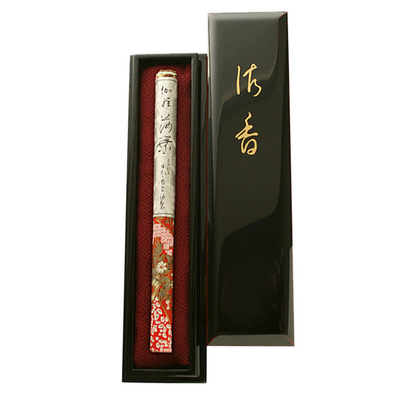 【高級お線香】伽羅荷葉(かよう)長寸1把入日本香堂製高級品 高級線香 お線香 法事 御供 進物用線香 進物用お線香 ご進物 贈答品 室内香 御香 贈答用お香 贈り物 香木 お香 じんこう きゃら キャラ kiyara