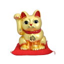 楽天ますこっと【縁起物・開運置物】金箔招き猫（金沢工芸品）★右手上げタイプ10号サイズ（高さ30cm）★開運グッズ招き猫 まねき猫 ネコ ねこ 猫 学業成就 商売繁盛 開店祝い 開業祝い 新築祝い 開運