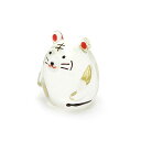 【縁起物】福々十二支 寅(金沢-純金箔入り)◆ガラス製職人手作り品★郵便にてのお届けで送料250円金箔 金 純金 縁起物 お守り 金運 仕事運 幸運 家庭運 家...