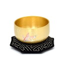 【鈴/おりん】飛翔りんセット 金魚彫り 金色2寸3分サイズ(内径約6.9cm)★印伝柄りん布団・印伝柄りん棒・りん棒置き4点セット手元供養 現代仏具 鳴物仏具 ...