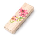 【線香入れ/小物入れ】春の陽気 -spring cheerfulness-ドリパージュ加飾仕様★日本製★当店オリジナル品★木製品 手作り品★小物入れ 木製小物入れ 線香差し 仏具 線香入れ 木製線香差し 現代仏具 dorisenko(3)