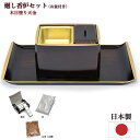【廻し香炉セット】木目塗 廻し香炉セット盆付き★日本製法要 ご法事 お盆 お彼岸 廻し香炉 廻し焼香 回し香炉