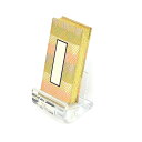 【過去帳セット】過去帳 過去帳台セット★過去帳 3寸5分サイズ(長さ10.5cm・モダン金襴仕様)×過去帳台(高さ約5.7cm・光学ガラス仕様)ミニ過去帳 過去...