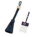 【お手入れ用品】『熊手「香炉灰ならし」&京都 西陣組紐「お仏壇掃き(毛筆)」』セット(type1)◆日本製アウトレット アウトレット商品 訳あり 灰掃除 灰そう...