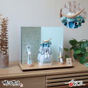 【BF8日間限定★独自P10倍★11/20-27】五月人形 コンパクト おしゃれ インテリア 兜飾り 5月人形 端午の節句 柿沼東光 正絹西陣織 淡水色 木目込...