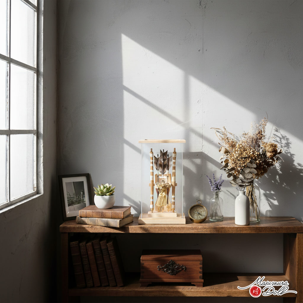 破魔弓 破魔矢 正月飾り ケース飾り おしゃれ かわいい インテリア 今どき 正月 男の子 上品 選べる 組..