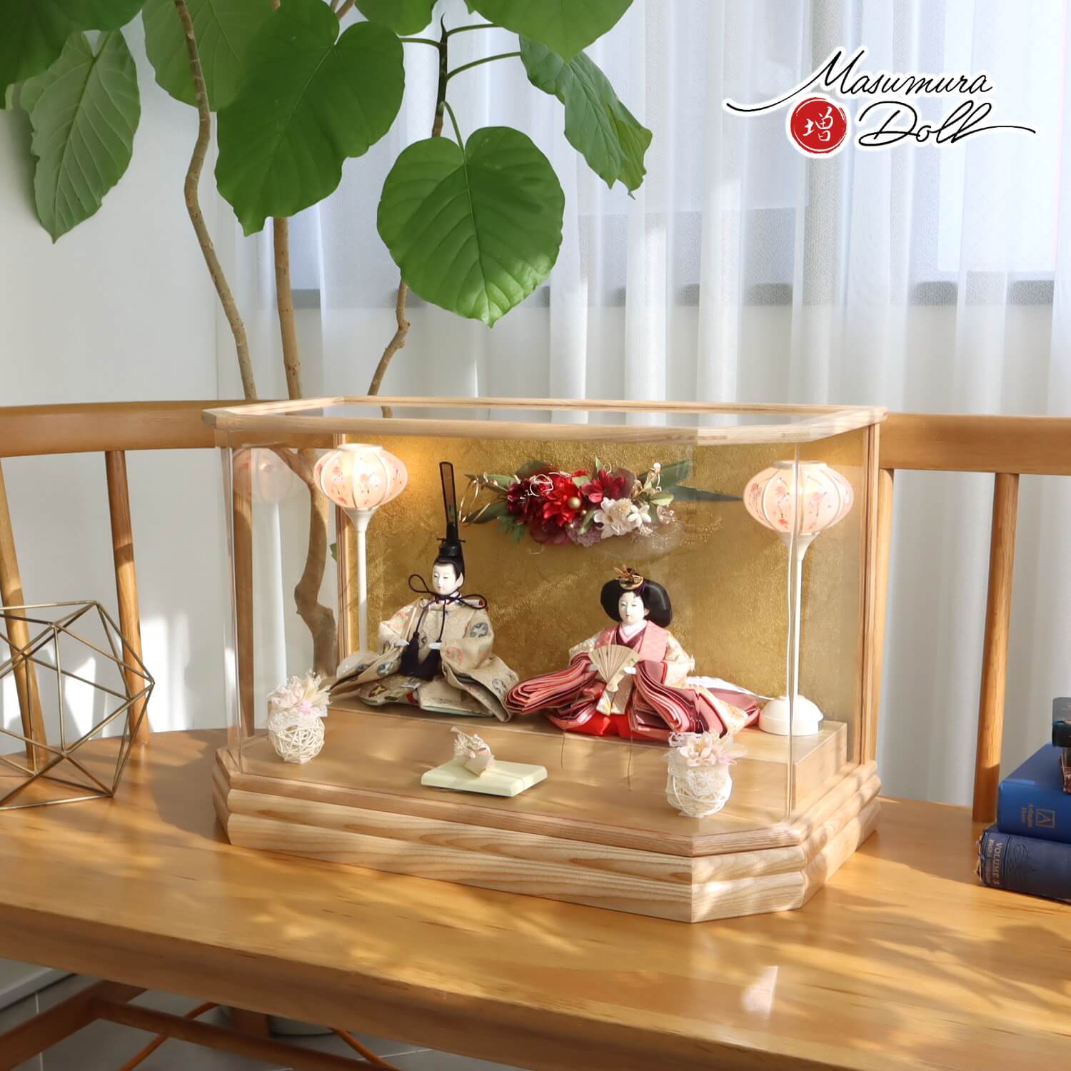 【BF8日間限定★独自P10倍★11/20-27】雛人形 ケース飾り コンパクト モダン おしゃれ インテリア ひな人形 おひなさま 清水光雲監修 春光 25号...