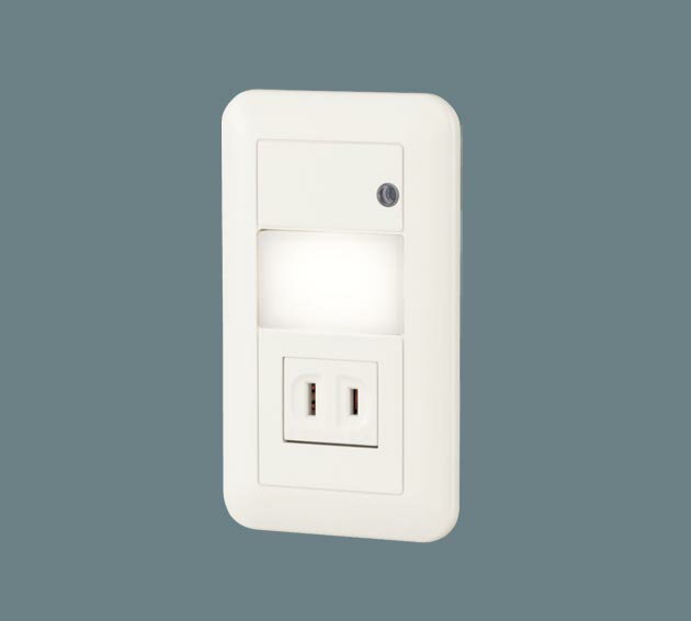 【あす楽】 パナソニック(Panasonic) Everleds LED 壁埋込型 LED(電球色) フットライト コンセント付 ..