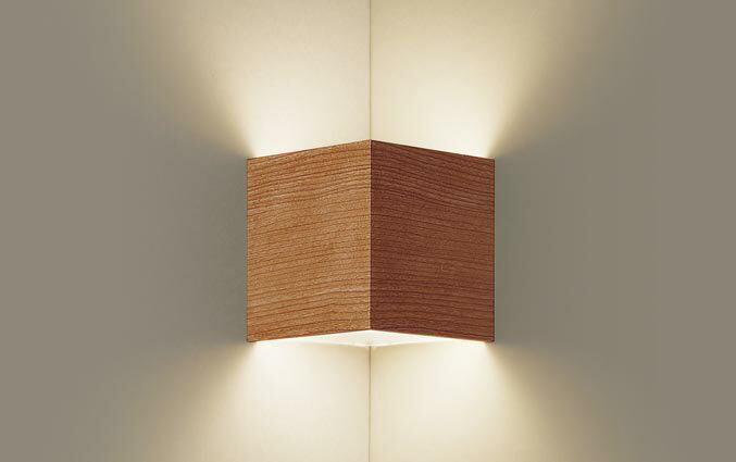 パナソニック(Panasonic) 壁直付型 LED(電球色) 入隅コーナー用ブラケット 美ルック・上下面カバー付(非密閉)・拡散タイプ XLGB82917CE1