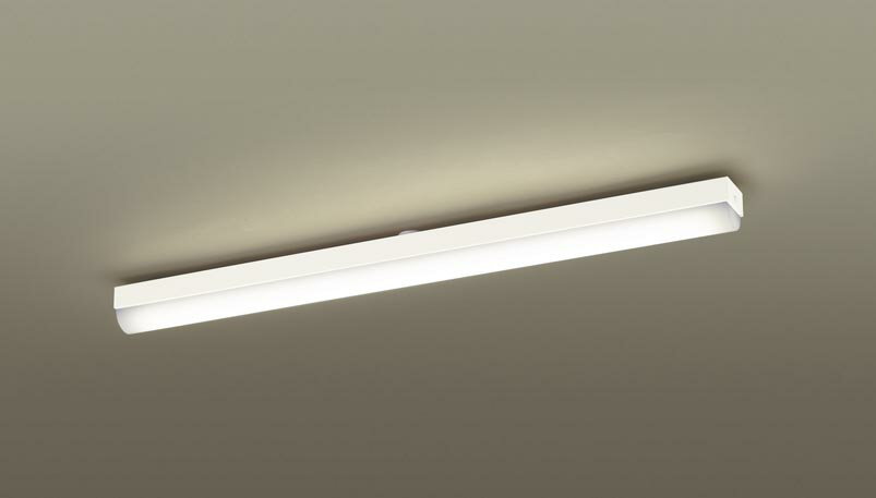 天井直付型　LED（電球色）　キッチンベースライト　32形Hf蛍光灯2灯相当・拡散タイプLED内蔵 電源ユニット内蔵 LED（電球色タイプ） W87・L1252・H88 ●虫・ホコリの入りにくい構造 ●調光操作不可取付方法[カチットF] 各種引掛シーリング/引掛ローゼットにワンタッチで取付可能