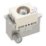 パナソニック(Panasonic) 埋込高シールドテレビターミナル(10～3224MHz)(フィルタ付) WCS3614 (フルカラー)