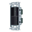 パナソニック(Panasonic) SO-STYLE ロングハンドルスイッチ・取付枠セット品 (ほたるスイッチC、パイロットスイッチC 0.5A)(マットブラッ...