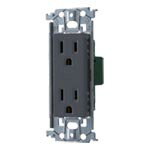 パナソニック(Panasonic) ADVANCE(アドバンス) シリーズ 埋込接地ダブルコンセント(金属枠付)(マットグレー)WTL13123MH