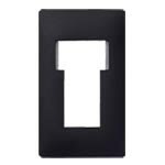 パナソニック(Panasonic) ADVANCE(アドバンス) シリーズ 絶縁取付枠（スイッチ＋コンセント×2用）（プレート付）(マットブラック) WTL371211BK