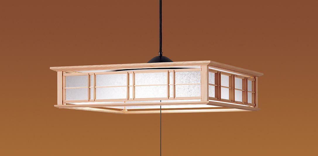 パナソニック(Panasonic) Everleds LED 和風ペンダントライト(プルスイッチ付) LGB14622LE1 (～12畳)(3)