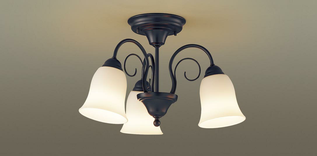 パナソニック(Panasonic) 天井吊下型 LED(電球色) シャンデリア LED電球交換型 LGB57365K (4.5畳) (受注生産品)