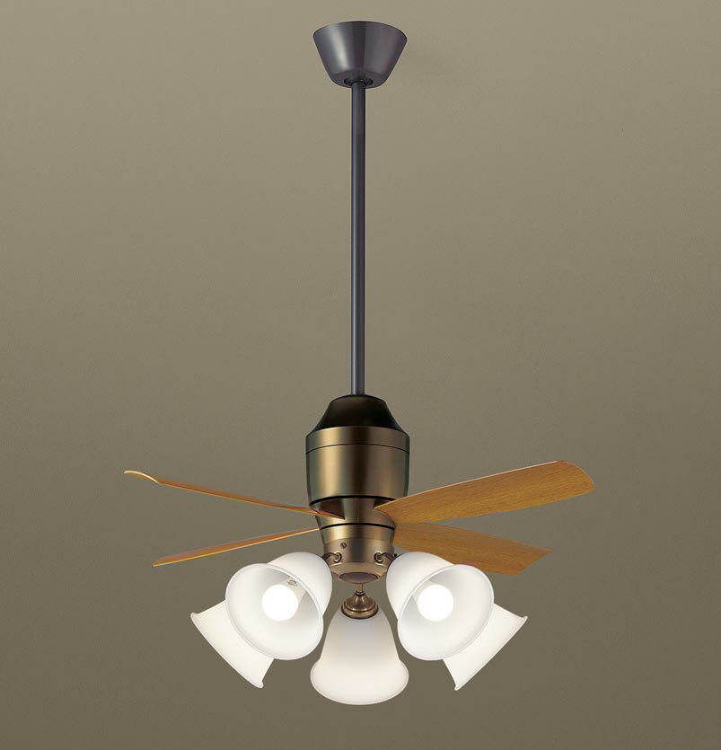 パナソニック(Panasonic) φ900mm DCモータータイプシーリングファン(600mm延長・灯具付)(要電気工事) XS78242K