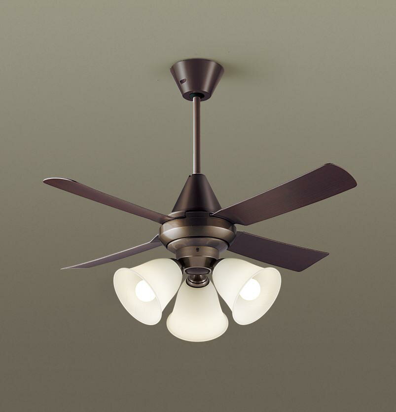 パナソニック(Panasonic) φ1100mm ACモータータイプシーリングファン(360mm延長・灯具付)(要電気工事) XS92045K