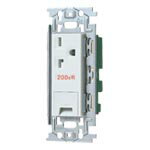 パナソニック(Panasonic) 埋込アースターミナル付接地コンセント(フラット型)(250V) WN1932SW (ホワイト)