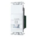 パナソニック(Panasonic) 熱線センサ付自動スイッチ 壁取付 2線式・片切 LED専用 (明るさセンサ・手動スイッチ付) #O ホワイト WTK1511W