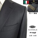 ロロ・ピアーナ スーツ 【Loropiana ロロピアーナ〜AUSTRALIS】【秋冬春】ベーシックタイプ【BB5】2ボタンシングルスーツ/チャコールグレー無地【送料無料】