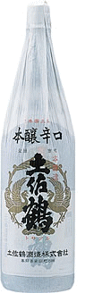 土佐鶴　本醸造　辛口　1800ml　【高