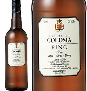 シェリー コロシア フィノ　グティエレス・コロシア 750mlColosia Fino Bodegas Gutierrez Colosia