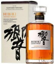 サントリー響ジャパニーズハーモニー43度700ml箱付き正規品サントリーSUNTORY HIBIKI