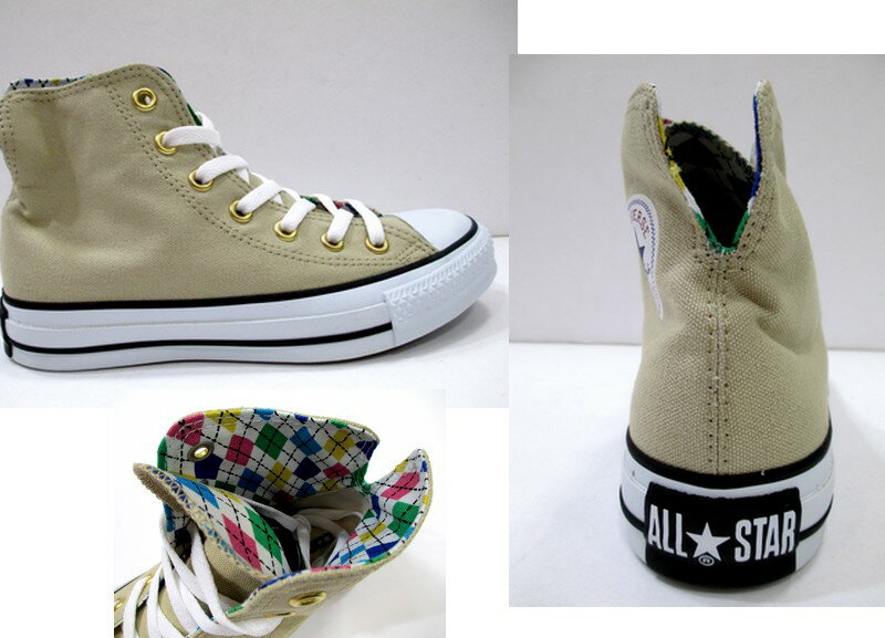 送料込み コンバース オールスター converse オールスター バックザフロント AG HI ブラック ベージュ CONVERSE ALL STAR BACK THE FRONT AG HI BLACK BEIGE メンズ レディース スニーカー