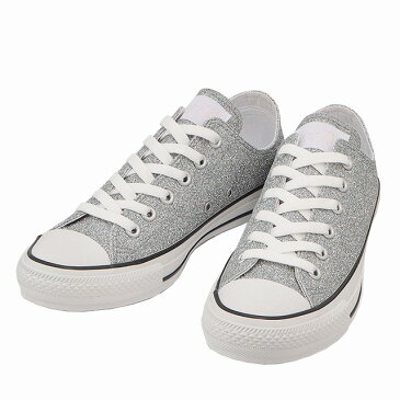 送料込み コンバース 限定モデル converse オールスター グリッター OX シルバー ALL STAR GLITTER OX レディース ローカット スニーカー