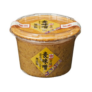 ますやみそ 芳醇 麦みそ 無添加 500g 麦味噌 麹 みそ 味噌 無農薬 国産麦麹 広島