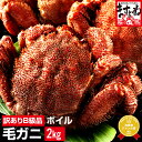 【訳ありB級品※大小バラつき有/身入り7割程度】[茹で毛蟹特...