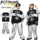 ★期間限定タイムセール★ シルバー ブラック 黒 総柄 tシャツ ズボン カーゴパンツ ジーンズ 韓国k-pop hiphop jazz 2点セットセット 単品...