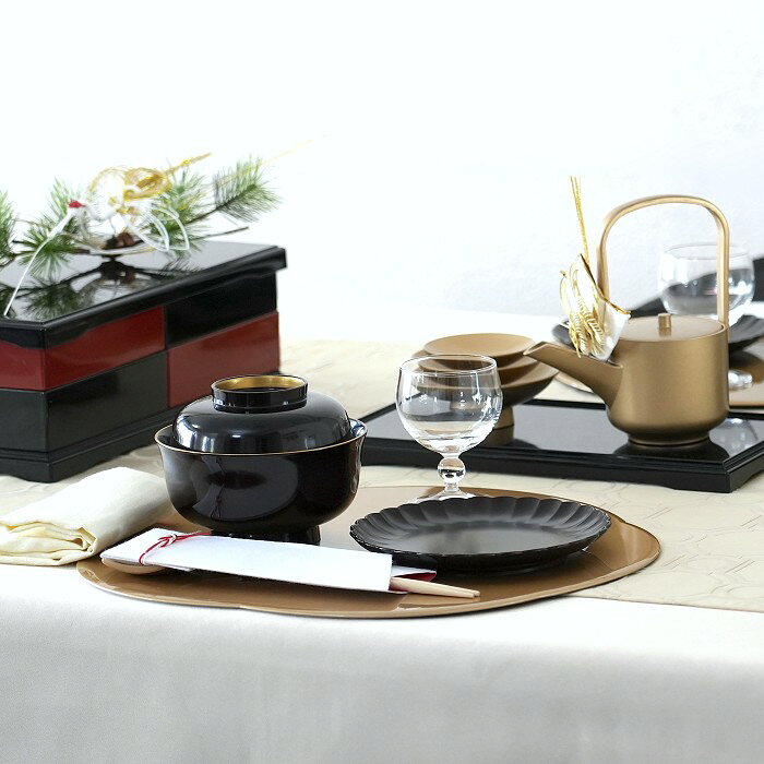 6.0 フラワープレート 古代朱 溜山中漆器 山中塗 ひな祭り 散らし寿司 和食 洋食 和洋 割れにくい キャンプ バーベキュー アウトドア 引き出物 記念品 mataichi-10001011 漆器のお店 山崎又一商店 サンプル画像3