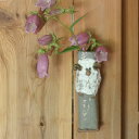 ■陶器 壁掛け花瓶ひつじ■和食器 陶芸 美濃焼 花入れ 一輪刺し 花 火器 新築祝い 改築 オープン 新規開店 リニューアルオープン 結婚祝い プレゼント 素敵 陶器 手作り おしゃれ かわいい モダン 誕生日 お祝い