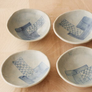 ■染付け模様小皿■和食器陶芸美濃焼...